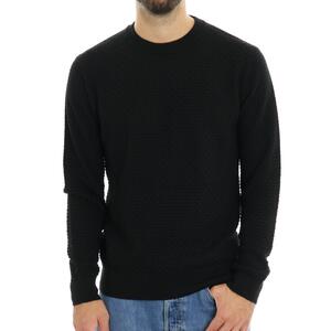 MAGLIA LAVORATA NERO